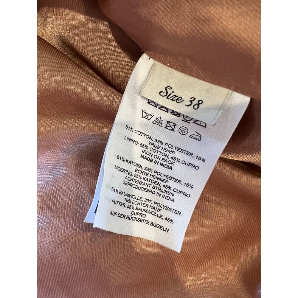 DRIES VAN NOTENBelted sequin-embellished cotton-blend terry coat Size IT 38/ US - Picture 13 of 15